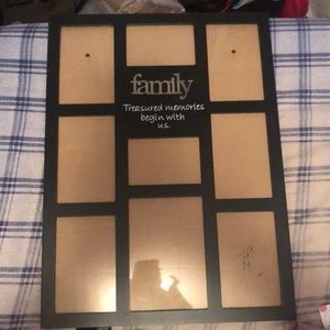 9 piece Family photo collage frame